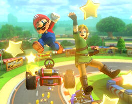 MK8 Mario and Link trick
