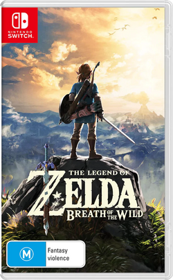 Zelda: Breath of the Wild Wii U disc art