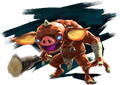 Artwork of a Bokoblin holding a Boko Club for Breath of the Wild