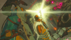Kaimatten/John Bond is making @RogueLabyrinth on X: Another screenshot of Zelda Breath of the Wild on SNES/A Link to the Past style Memory 17 - Zelda's Awakening (This is just fanart, not