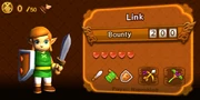 The setup screen for a player-made Shadow Link