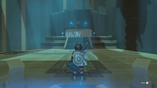 BotW Kamia Omuna Shrine Interior