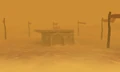 The Sandstorm on the Haunted Wasteland from Ocarina of Time 3D