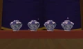 The Extremely High-Class Bone-China Vases in the Auction House