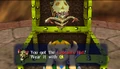Link obtaining the Captain's Hat in Majora's Mask