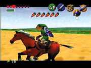 OoT Link Riding Epona Developmental