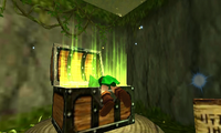 OoT3D Link Opening a Treasure Chest