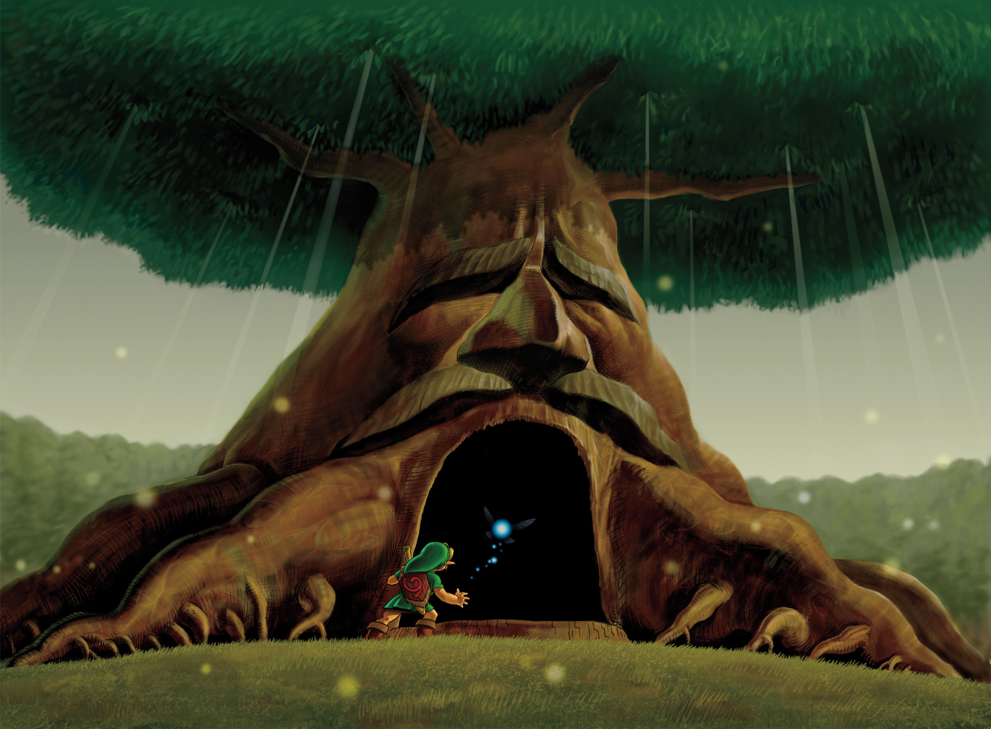 The Legend of Zelda: Ocarina of Time/Inside the Deku Tree — StrategyWiki