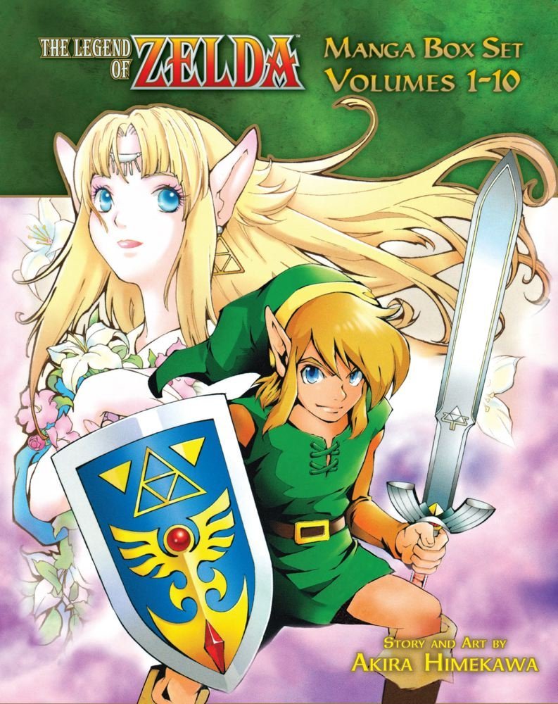 The Legend of Zelda Ocarina of Time Part 1 & 2 Manga Books Akira Himekawa