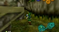A Rupee behind Mido's House from Ocarina of Time