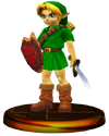 SSBM Young Link Trophy Model