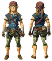 Link wearing the Climbing Set