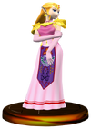 SSBM Zelda (Smash) Trophy Model.png