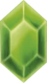 Green Rupee artwork from Twilight Princess