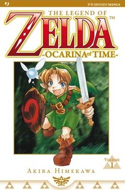 The Legend of Zelda Ocarina of Time Part 1 & 2 Manga Books Akira Himekawa