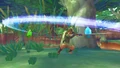 Link slicing grass