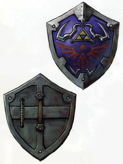 Hylian Shield from Legend of Zelda FACTSHEET Long 29 cms. Materia