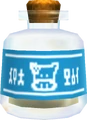 A half-full Bottle of Milk from Majora's Mask 3D