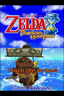 Phantom Hourglass Title Screen