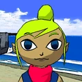 Tetra's image on the Sliding Puzzle from The Wind Waker