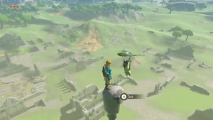 BotW East Post Ruins Korok
