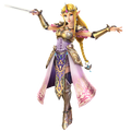 Princess Zelda with the Baton artwork from Hyrule Warriors