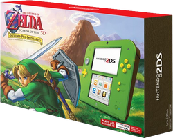 The Legend of Zelda: Ocarina of Time 3D Nintendo 3DS Box Art Cover