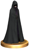 SSBB Robed Zelda (With Hood) Trophy Model.png