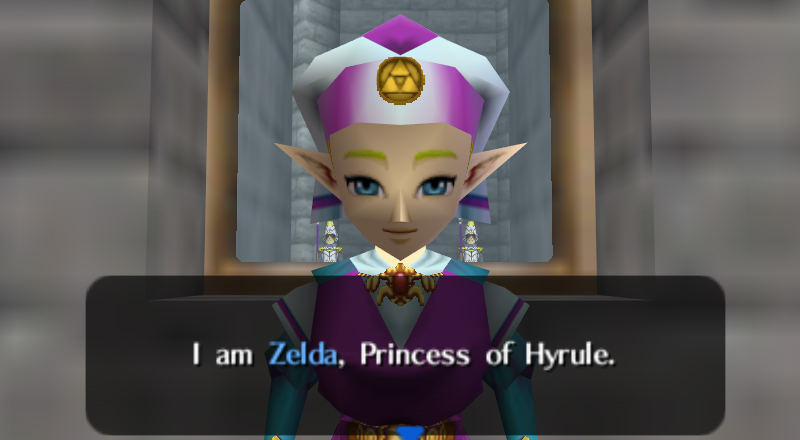 Princess Zelda Mini Figure Hyrule Ocarina Of Time 64 Legend Of Zelda UK Seller 