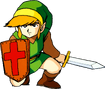 TLoZ Link Kneeling Artwork