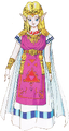 Zelda in royal clothes from A Link to the Past