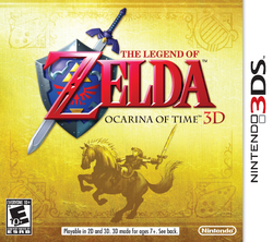 The Legend of Zelda: Ocarina of Time Wii Box Art Cover by D@rk