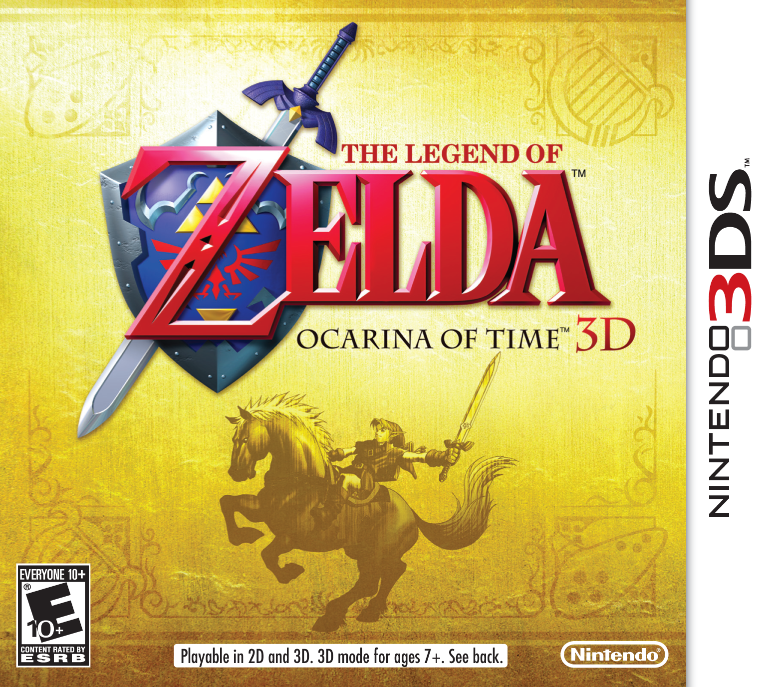 The Legend of Zelda: Ocarina of Time 3D Nintendo 3DS Box Art Cover by  SNESuser