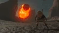 A scene of Link using the Recall ability to return the rock the Octorok he threw at him in the last trailer of Tears of the Kingdom.