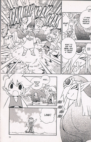 Page of The Minish Cap manga