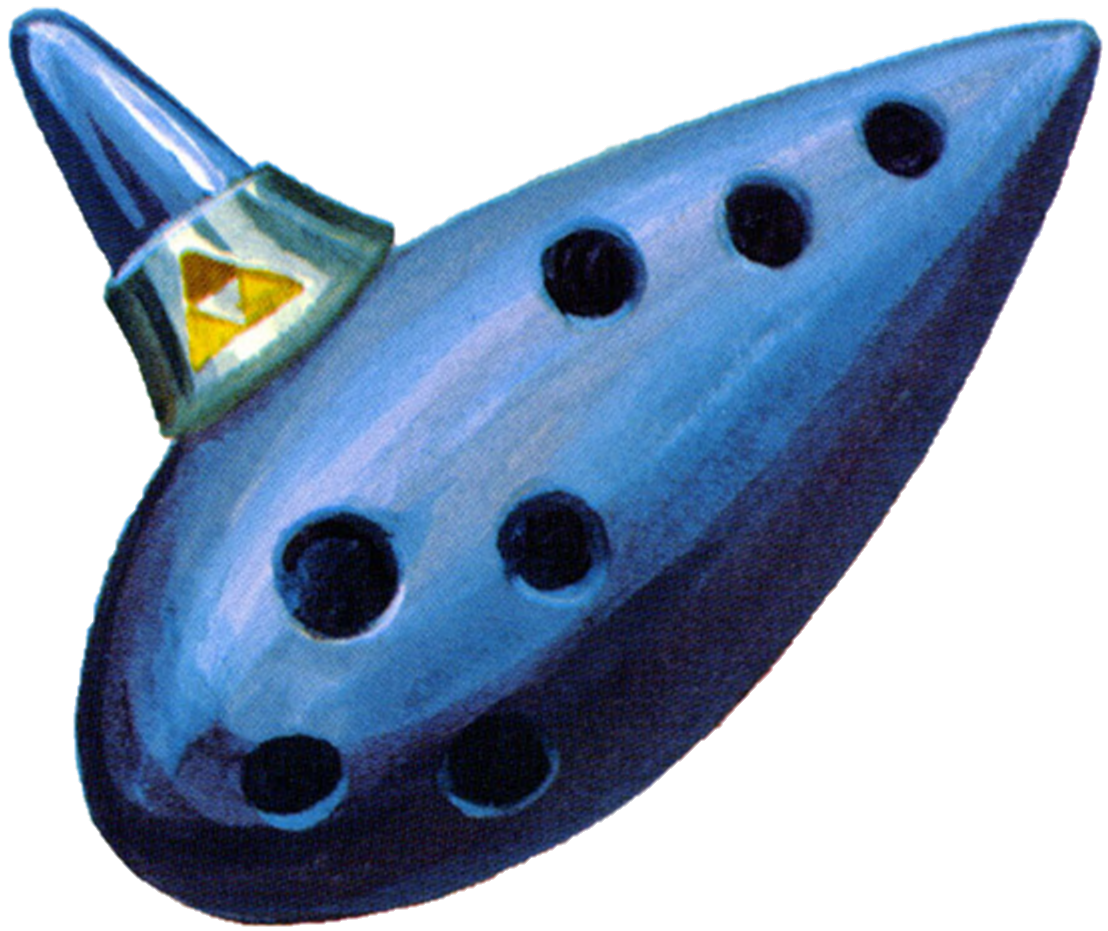 OoT] Fun Fact: the in-game ocarina is an actual instrument that can play  real songs. This page from the Official Nintendo Player's Guide explains  how it works, and gives you the inputs