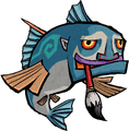 Artwork of a Fishman from The Wind Waker