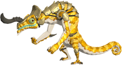 BotW Golden Lizalfos Model