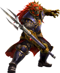 HWL Ganondorf Thief's Trident Artwork