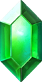 Series artwork of a Green Rupee