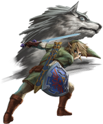 TPHD Link and Wolf Link Artwork.png