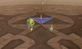 Link conducting "Wind God's Aria" as Makar plays along with his Violin