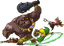 ST Link Fighting Big Blin and Miniblins Artwork.png