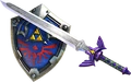 The Master Sword and Hylian Shield