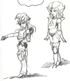 ALttP Sci-Fi Zelda Concept Art