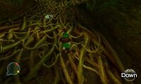 OoT3D Link Climbing Vines