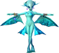 Ruto wearing the Zora Mask in Hyrule Warriors