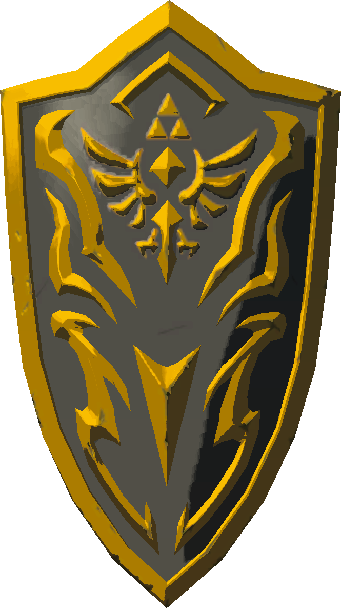 The Legend of Zelda Breath of the Wild Royal Guard Shield-4K