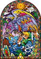 Stained Glass artwork from The Wind Waker