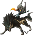 Artwork of Wolf Link from Twilight Princess